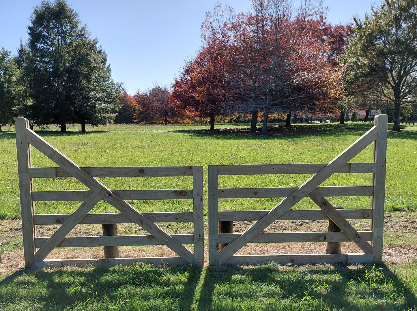Timber Entrance Gates NZ | Heavy Duty Wooden Entrance Gates - Stronghold Outdoor Furniture & Buildings