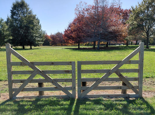 Timber Entrance Gates NZ | Heavy Duty Wooden Entrance Gates - Stronghold Outdoor Furniture & Buildings