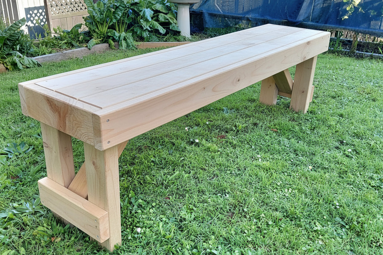 1500mm Timber Outdoor Bench Seat NZ - Stronghold Outdoor Furniture & Buildings