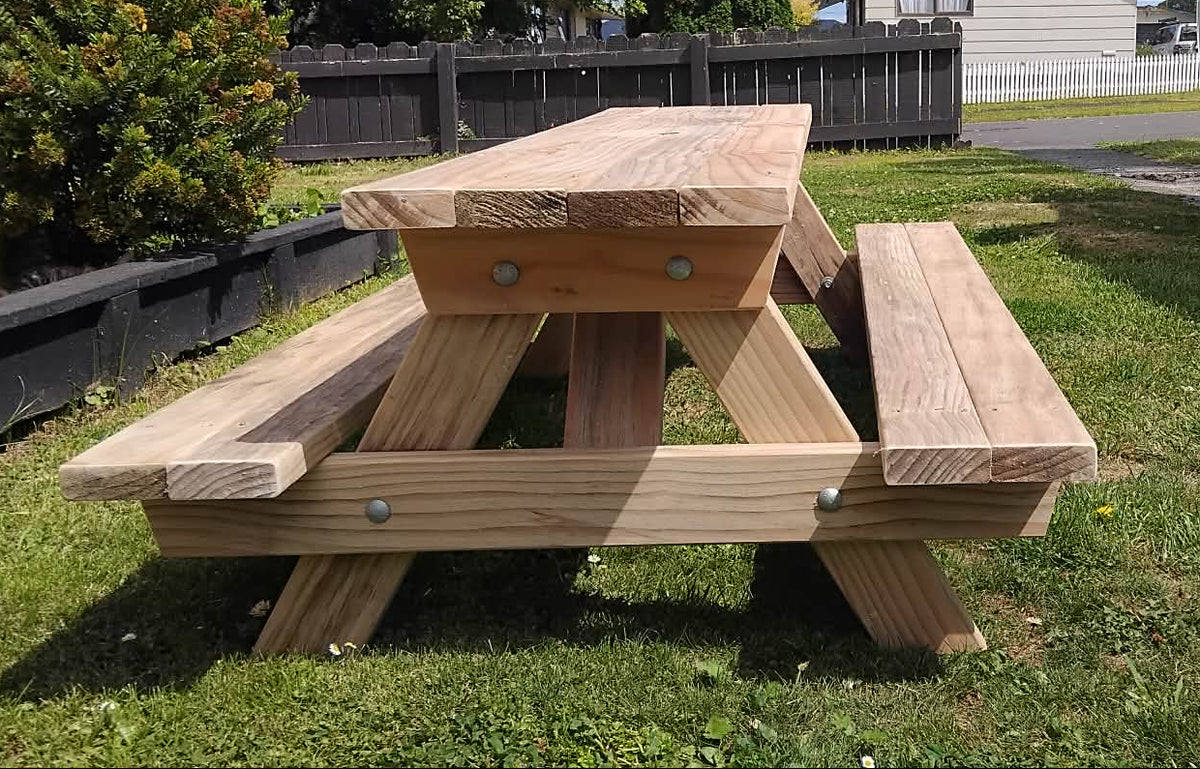 Toddler BBQ Picnic Tables NZ 1.5m - Outdoor Picnic Table - Stronghold Outdoor Furniture & Buildings