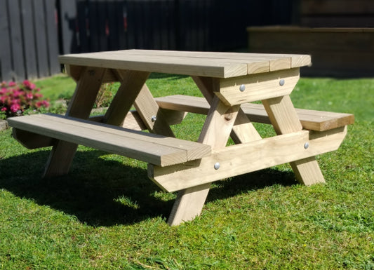 Outdoor XXL Toddler BBQ Picnic Table - 1.5m 6 Seater - Stronghold Outdoor Furniture & Buildings