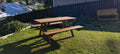 Outdoor Adult BBQ Table - Black Bean - Stronghold Outdoor Furniture & Buildings